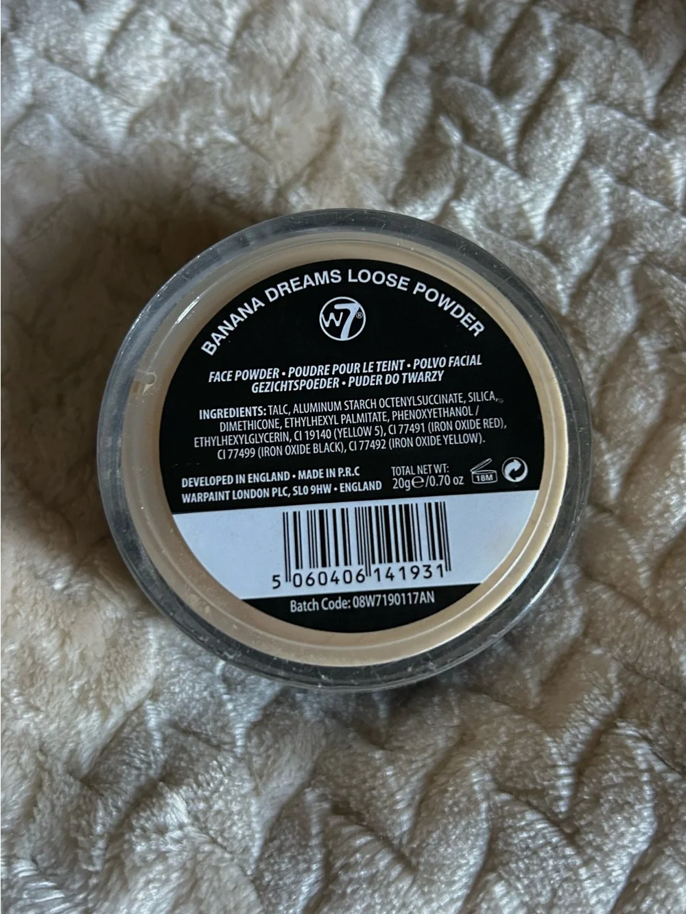 W7 Banana Dreams Loose Powder